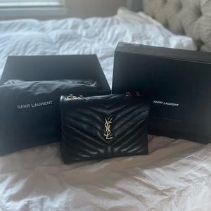 YSL Lou Lou medium SAINT LAURENT MONOGRAM 
100% CALFSKIN LEATHER
MADE IN ITALY